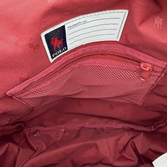 Polo Ralph Lauren Floral Patchwork Backpack Red Green Preppy Collegiate Cottage main image 13
